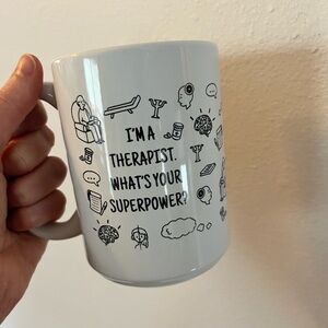 Therapist Superpower White Mug